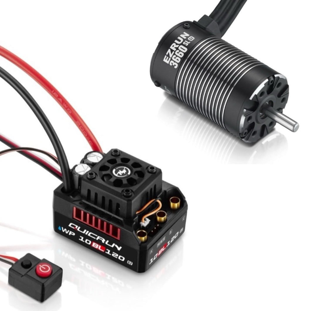 Hobbywing RTR Upgrade Kit- 1/10th scale combo (limited edition) 10BL120 WP + 3660SL-3200KV