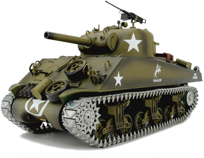Heng Long V7.0 1-16 U.S.A M4A3 "Sherman" RC Tank(BB AND IR) - FULL PRO VERSION 3898-FULL PRO