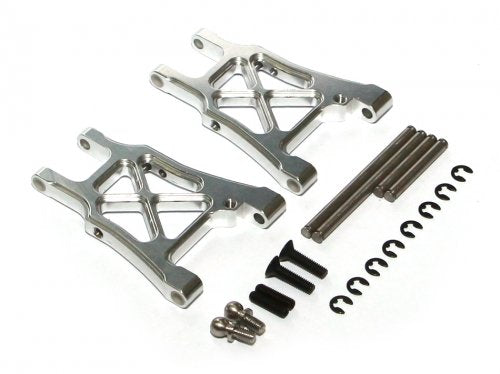 Boom Racing #BR113002S Aluminum Rear Arm With Screws - 1 Pair Silver for HPI Sprint 2