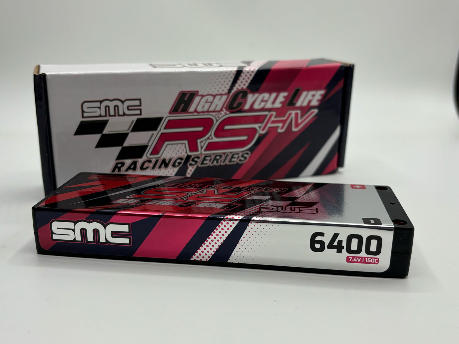 SMC HCL-RS 7.4V-6400mAh 150C LCG 5mm Inboard Hardcase 2s Lipo Battery