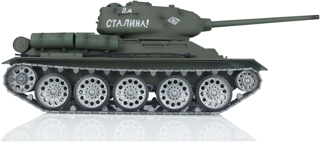 Heng Long V7 1:16 Soviet Union T-34/85 RC Medium Tank - FULL PRO VERSION 3909-FULL PRO