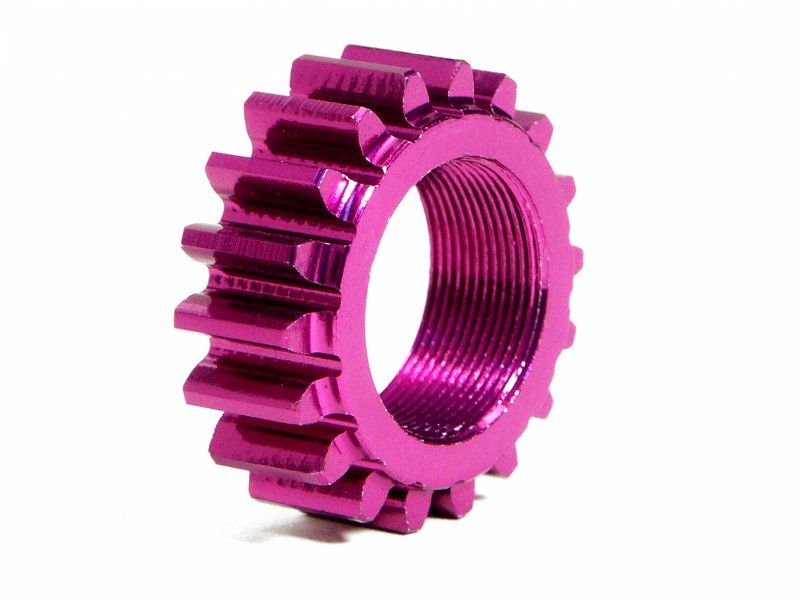 HPI ALUMINUM THREADED PINION GEAR 18Tx12mm (1M)