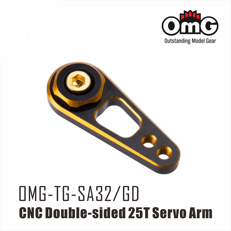 OMG 25T CNC Double-sided Servo Arm