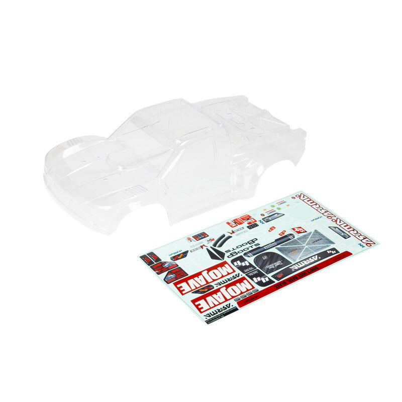 Arrma MOJAVE 4S Clear Trimmed Body with Decals