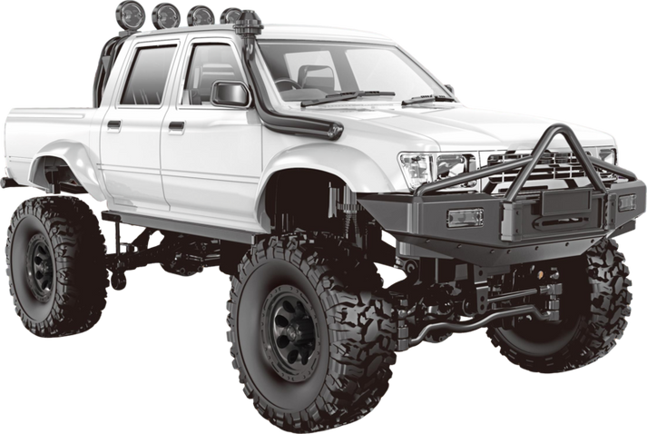 RC-Pro 1:16 4WD R/C truck (red, blue, white) C64-1