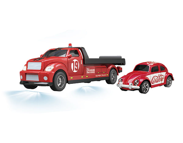 Mini R/C 1/64 R/C Tow truck with Beetle