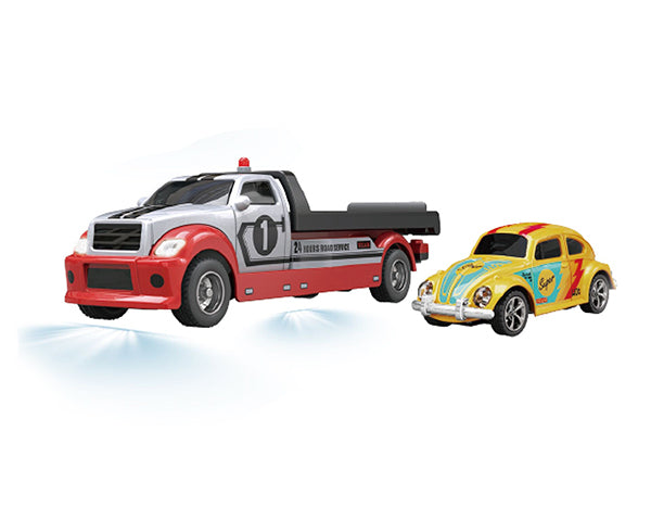 Mini R/C 1/64 R/C Tow truck with Beetle