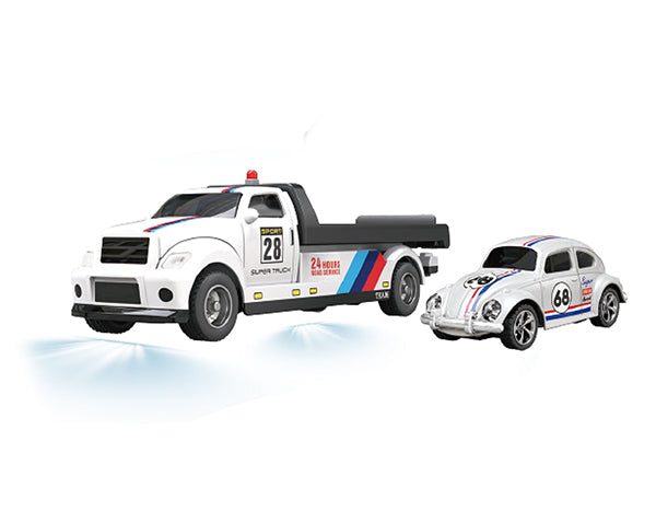Mini R/C 1/64 R/C Tow truck with Beetle
