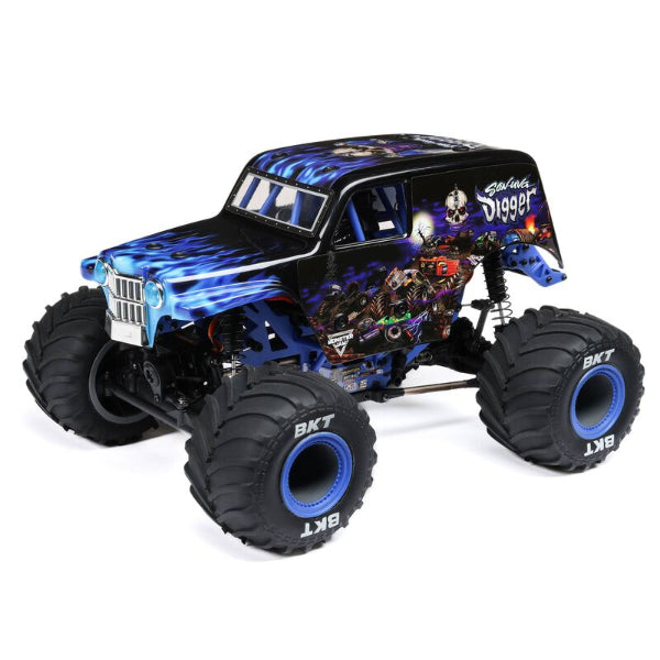 ホビーラジコン LOSI MINI LMT 4X4 Grave Digger RTR Amazon.com: Losi