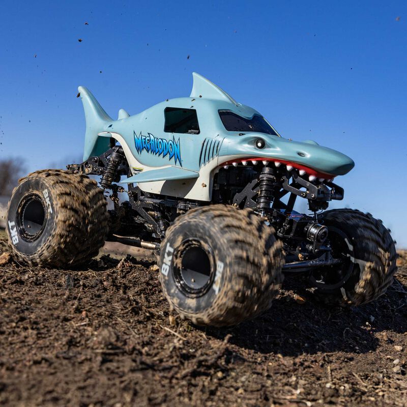 Losi 1/18 Mini LMT Megalodon 2S 4WD RTR Brushed Monster Truck