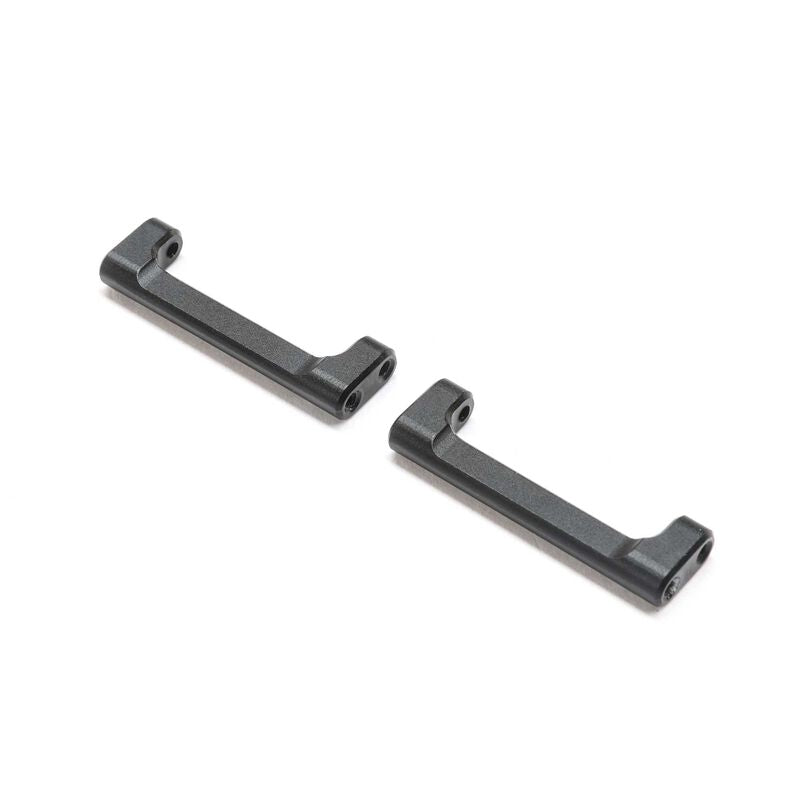 Losi Aluminum Crossbar, Shock Mount, Black: Mini LMT (2)