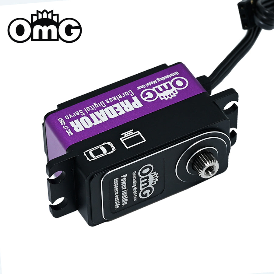 OMG low profile, full metal coreless motor high voltage servo OMG-LP-09CF