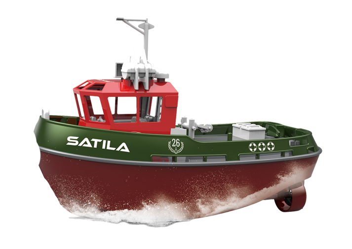 SATILA – 1/72 2.4G MINI R/C SCALE TUGBOAT(BLACK)