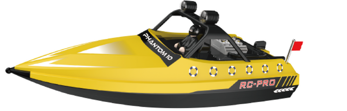 RC-PRO PHANTOM10 - 10" R/C Jetboat