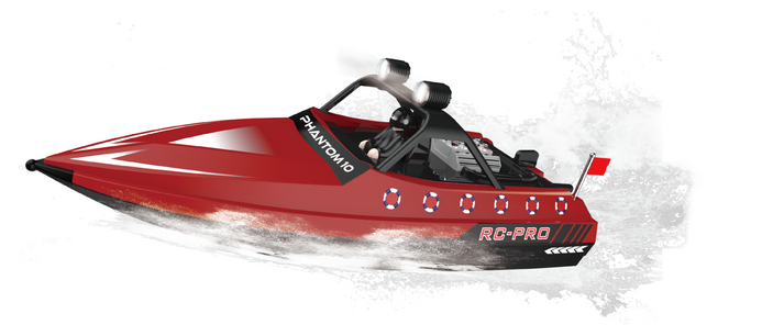 RC PRO PHANTOM10 10 R C Jetboat Xtreme RC Raceways