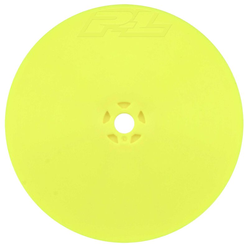 Pro-Line 1/10 Velocity 4WD Front 2.2" 12mm Buggy Wheels (2) Yellow: AE B74