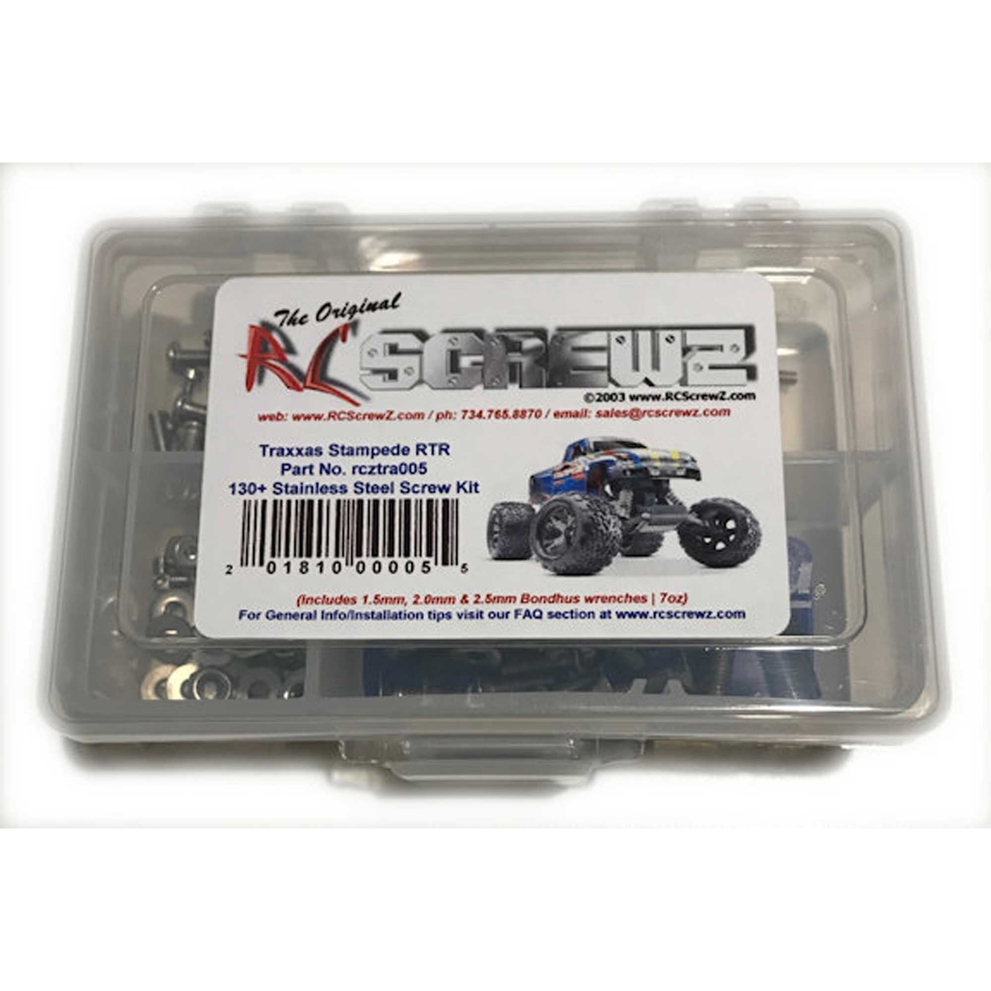 RC Screws Stainless Steel Screw Set: Traxxas Stampede