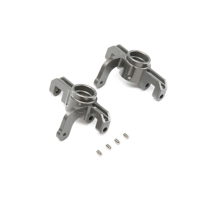 TLR Aluminum Front Spindle Set for Universals: 8E 4.0