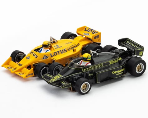 AFX Ayrton Senna Limited Edition 80s Formula Slot Car Track Set