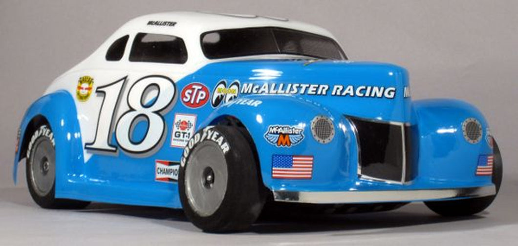 McAllister Racing 1940 Bomber Stock Body #309