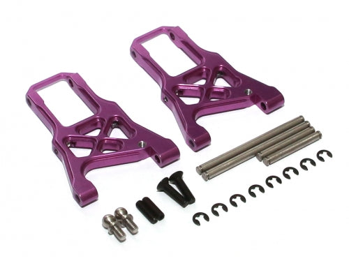 Boom Racing Aluminum Front Arm With Screws - 1 Pair Purple for HPI Sprint 2