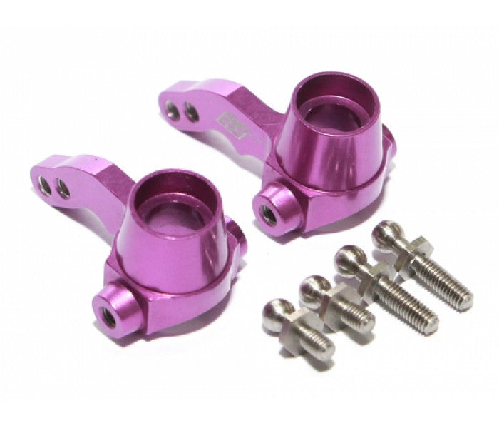 Boom Racing Aluminum Front Knuckle Arm - 1 Pair Purple for HPI Sprint 2