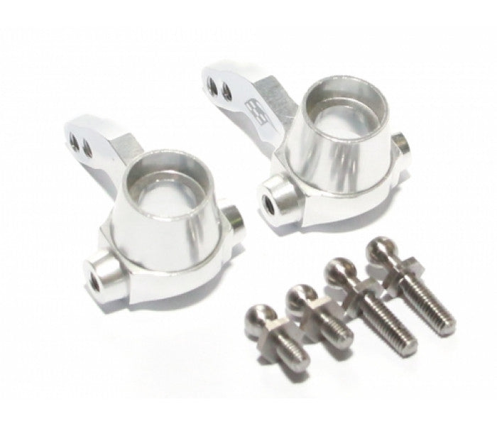 Boom Racing Aluminum Front Knuckle Arm - 1 Pair Silver for HPI Sprint 2