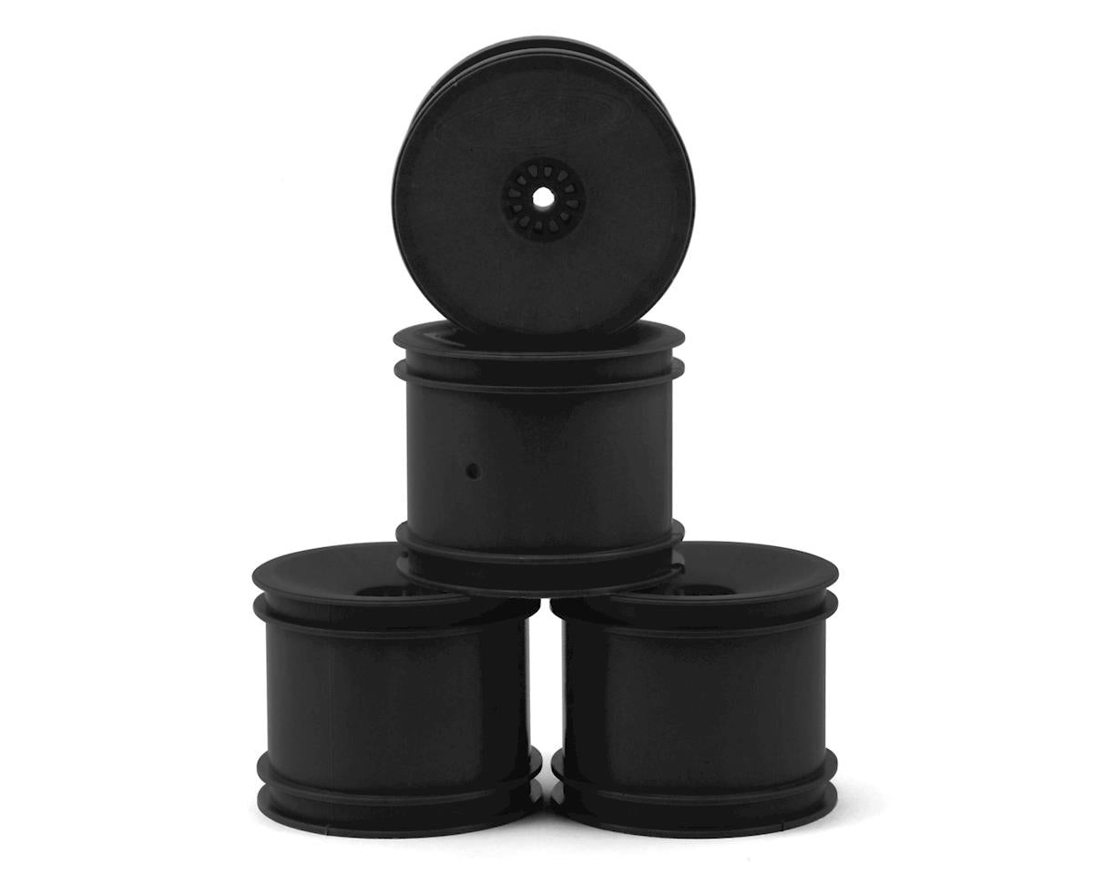 DE Racing 12mm Hex "Speedline" 2.2" 1/10 Stadium Truck Wheel (4) (22T) (Black)