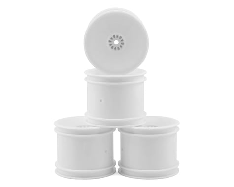 DE Racing 12mm Hex "Speedline" 2.2" 1/10 Stadium Truck Wheel (4) (22T) (White)