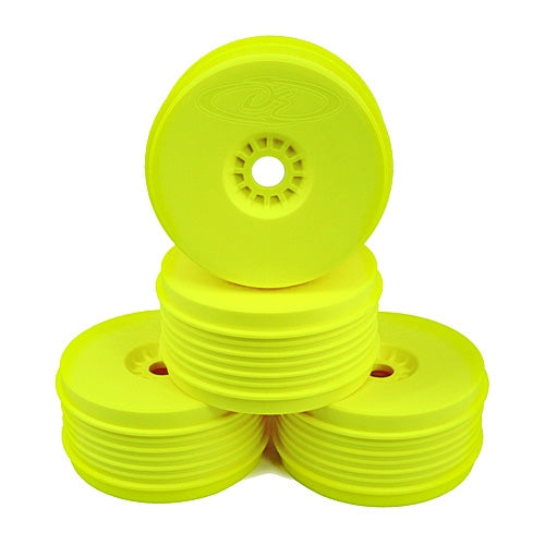 DE Racing Yellow Speedline Plus Buggy Wheels for 1/8 Buggy (4pcs)