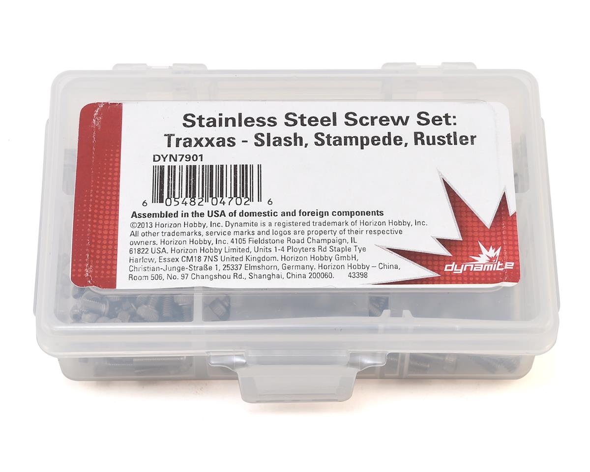 Dynamite Stainless Steel Screw Set for Traxxas Slash/Stampede/Rustler/Bandit (177)