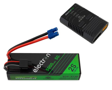 EcoPower Intelligent 2S 5000mAh EC3 LiPo Battery/