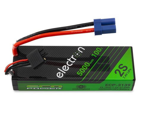 EcoPower "Electron" 2S 100C Intelligent LiPo Battery w/EC5 Connector (7.4V/5000mAh) (Axial™/Losi™/ARRMA™ 2S & 4S vehicles)
