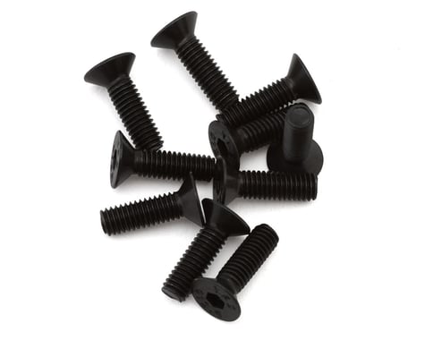EcoPower 3mm "High Strength" Steel Flat Head Screws (10) (3x10mm)