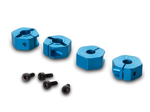 Gmade GM70213 Clamp Type Aluminum 12mm Wheel Hub (4) (6mm Thick)