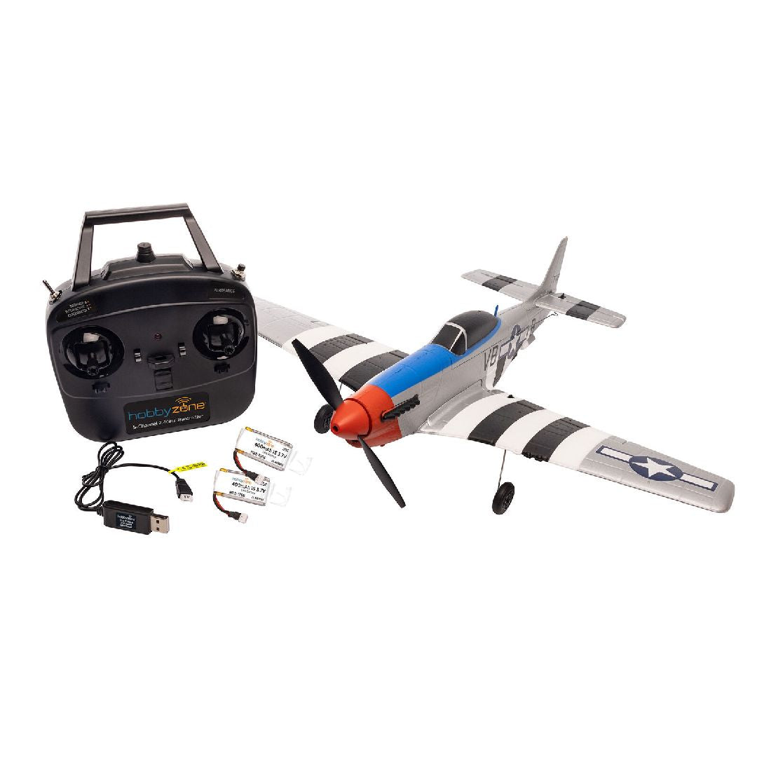 HobbyZone P-51D 450mm RTF (Battery & Charger Included)