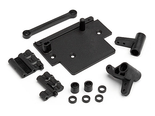 HPI ESC Plate and Steering Bellcrank for Bullet and WR8 Flux