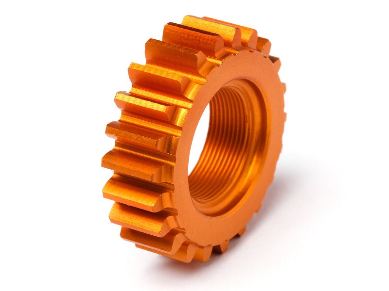 HPI Threaded Pinion, 22 Tooth x12mm (1M), Orange, Nitro 3
