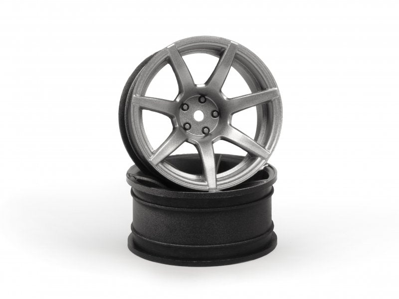 HPI Racing 7Twenty Style55 Wheel Gunmetal (9mm/2pcs), for 1/10 Touring Cars