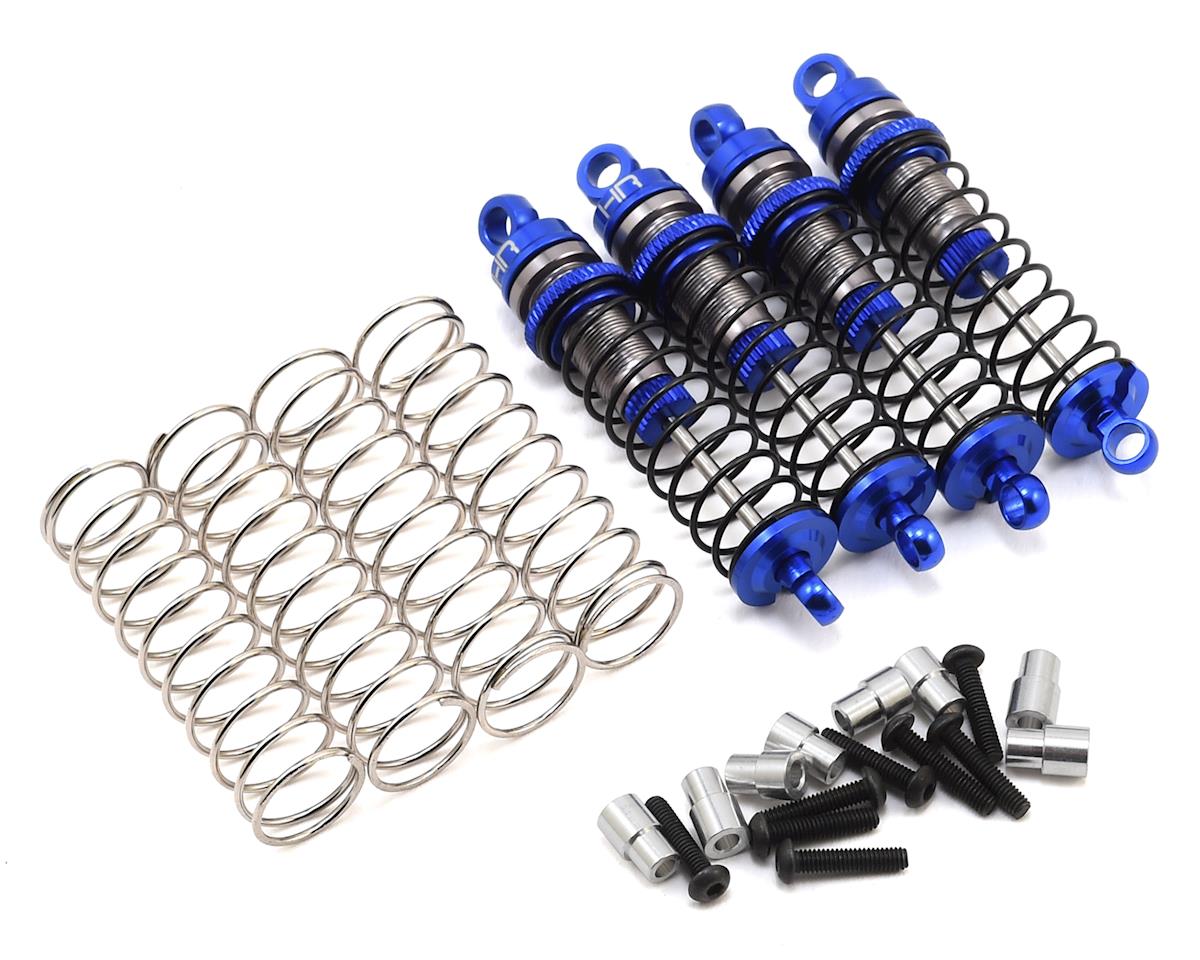 Hot Racing Traxxas 1/16 Threaded Aluminum Shocks (Blue)