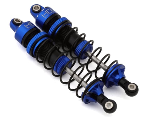 Hot Racing 87mm Pre-Assembled Aluminum Threaded Shocks for Traxxas® Mini Maxx® (Blue) (2) (Front/Rear)