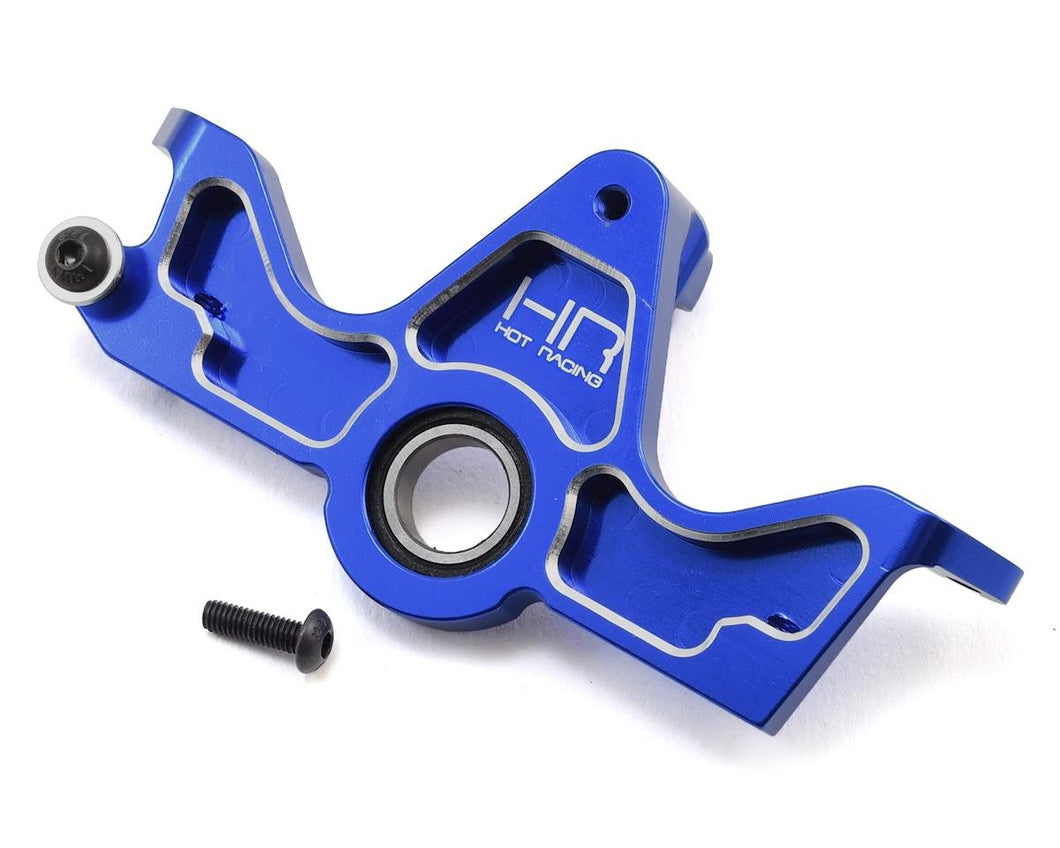 Hot Racing Traxxas Slash 4x4 Aluminum HD Bearing Motor Mount (Blue)