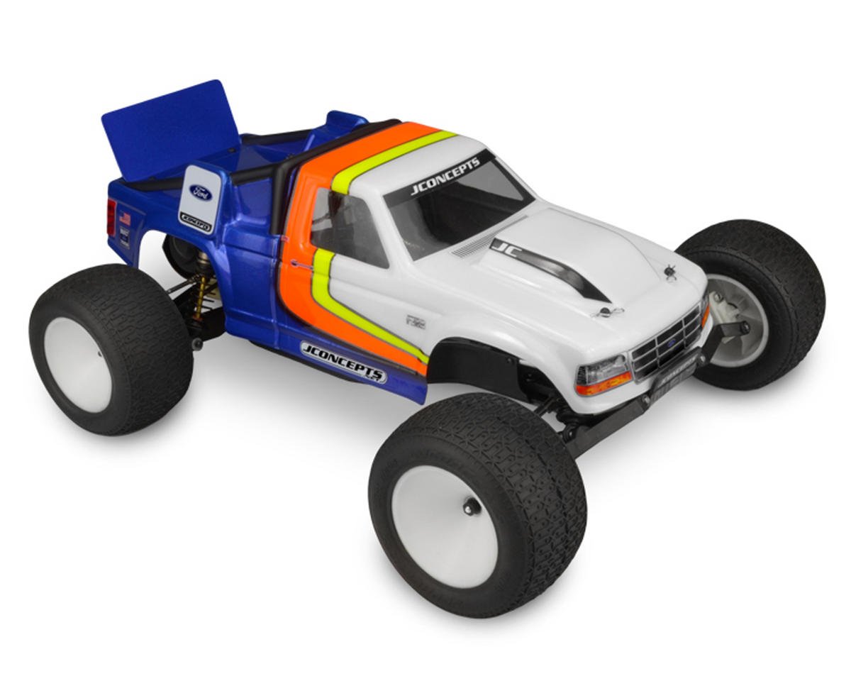 JConcepts RC10T Team Truck 1993 Ford F-150 Vintage Body (Clear)
