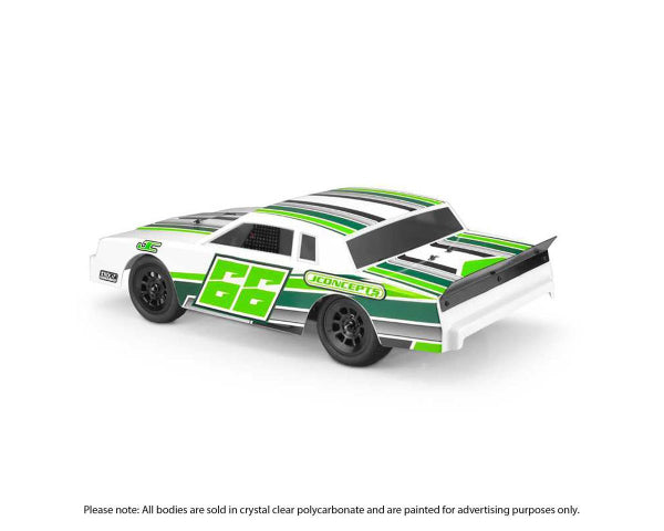 JConcepts 1987 Chevy Monte Carlo Street Stock Dirt Oval Body (Clear) (Lightweight)