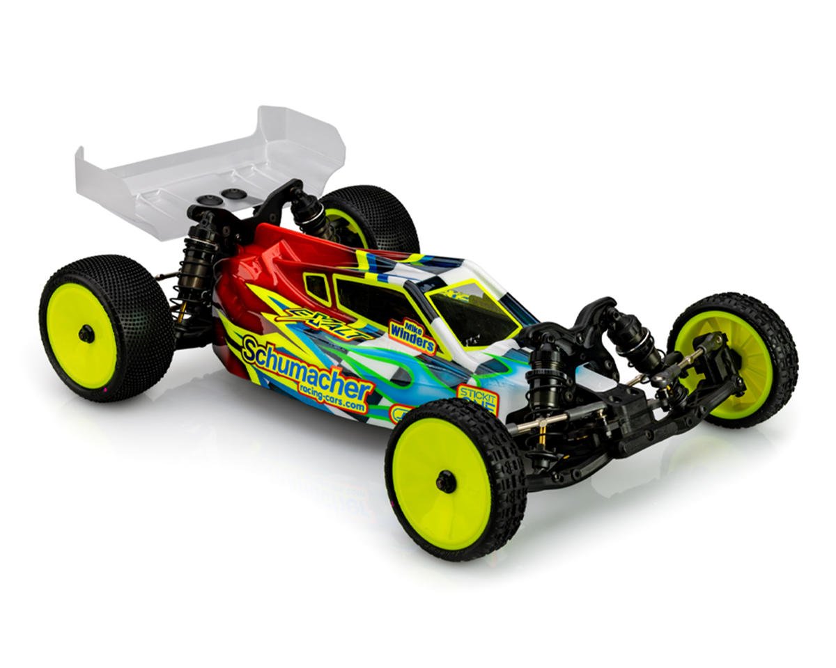 JConcepts Schumacher Cougar LD3 "P2" 1/10 Buggy Body w/Carpet Wing (Clear)