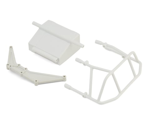 Losi 22S Dirt Late Model Rear Bumper Set (White)