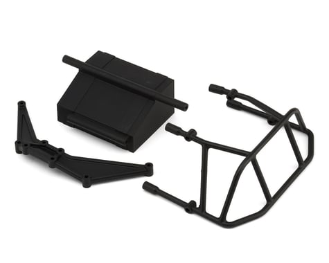 Losi 22S Dirt Late Model Rear Bumper Set (Black)