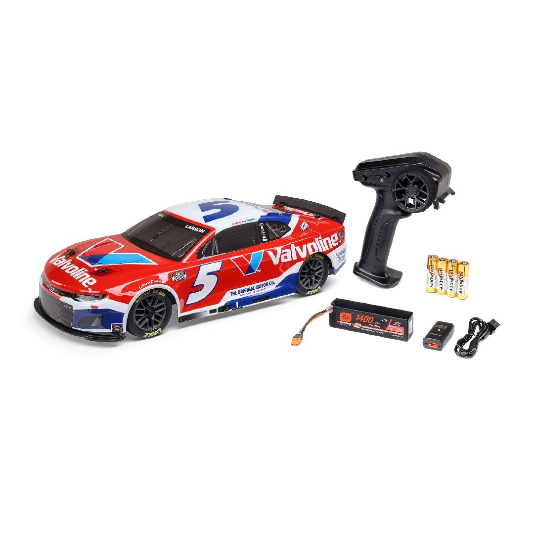 Losi 1/12 NASCAR Larson #5 Brushed AWD RTR (B&C Incl) - Red