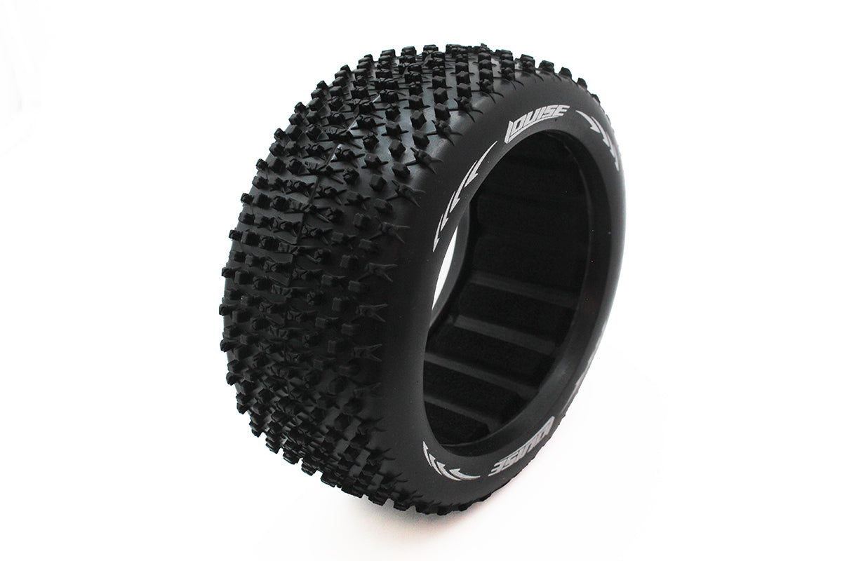 Louise R/C T-Pirate 1/8 Off Road Truggy Tires, Super Soft, Unmounted, Front/Rear, (2)