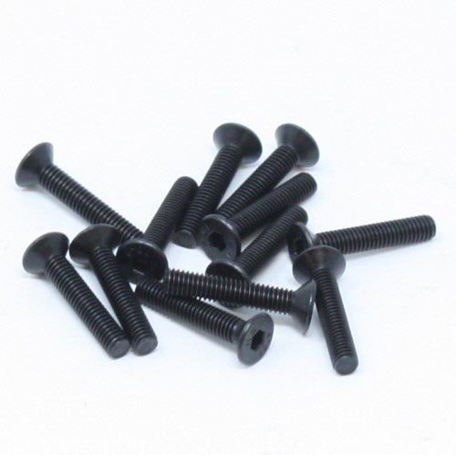 Redcat 3x16mm Countersunk Hex Machine Thread Screws (12pcs)